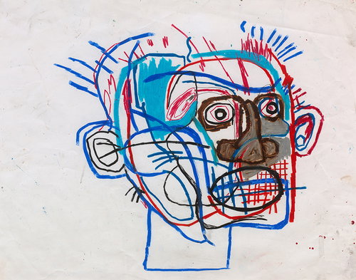 Basquiats huvud&shy;former i fokus