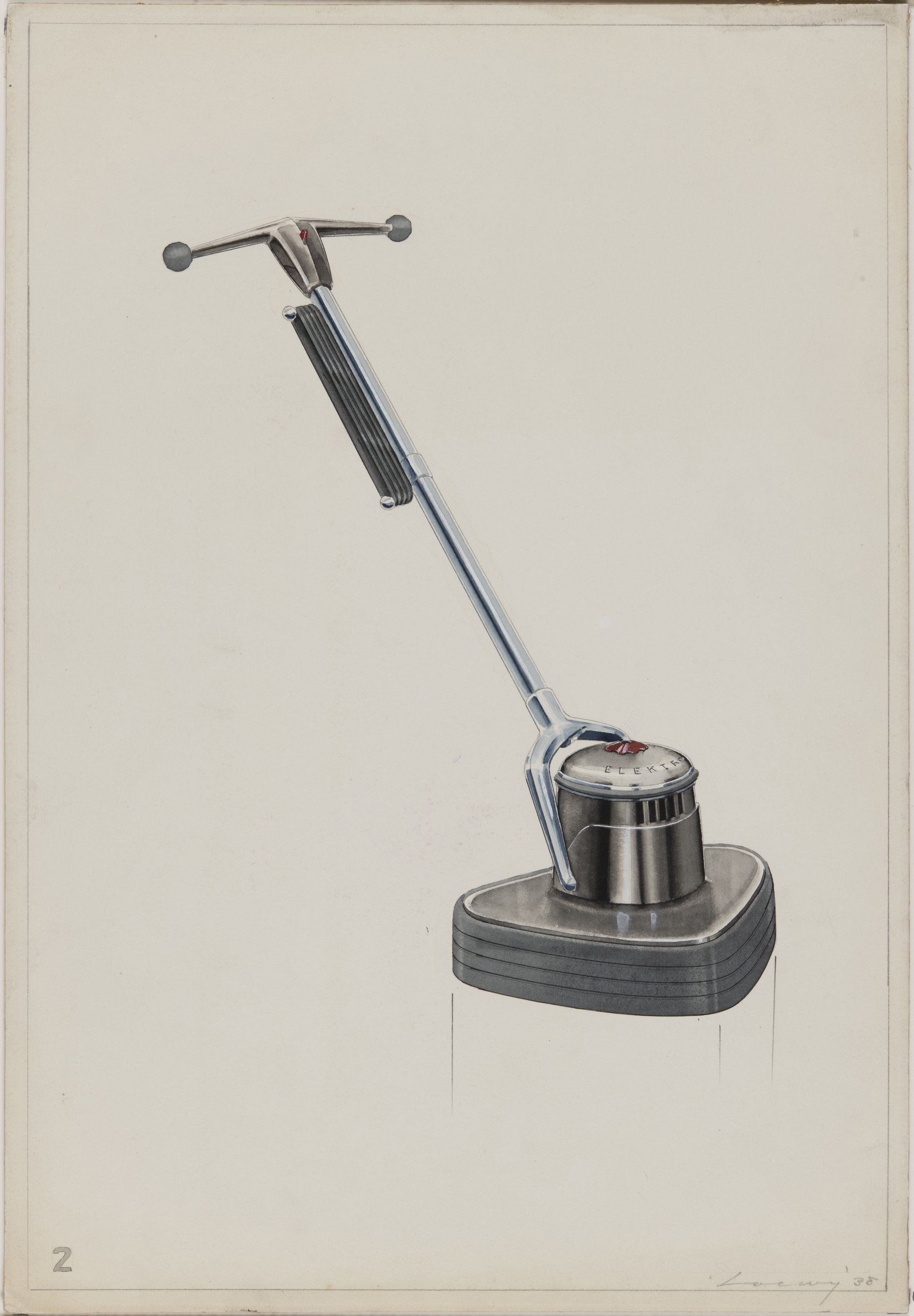 Raymond Loewy, 1938, Golvbonare (Ritningar för industridesign), Nationalmuseum